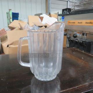 Cambro 60oz Clear Poly Pitcher. 6XBID
