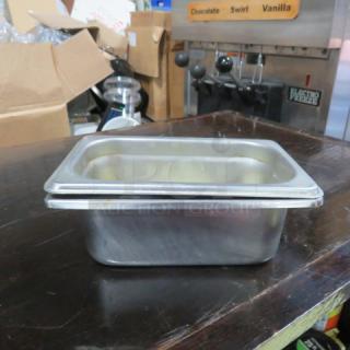1/9 Size 4 Inch Deep Hotel Pan. 2XBID