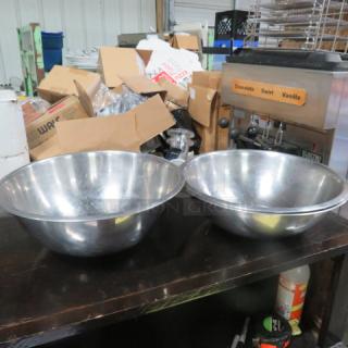 Assorted Stainless Steel Mixing Bowl. 3XBID