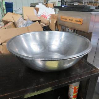 19 Inch Stainless Steel Mixing Bowl. 2XBID