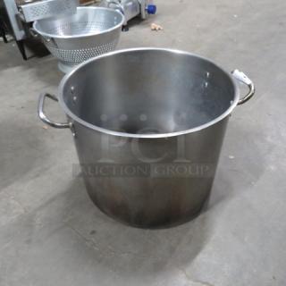 One 15X12 Stainless Steel Stock Pot.