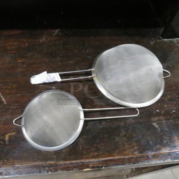 Assorted Size Mesh Strainer. 2XBID - Image 1 of 1