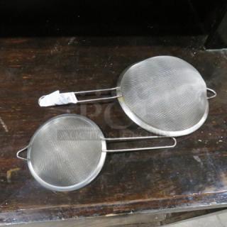 Assorted Size Mesh Strainer. 2XBID