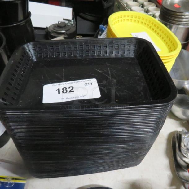 One Lot Of 12X9 Black Fast Food Baskets. - Image 1 of 1