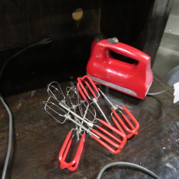 One Kitchenaid Hand Mixer. - Image 1 of 1