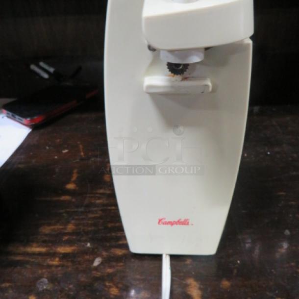 One Campbells Electric Can Opener. - Image 1 of 1
