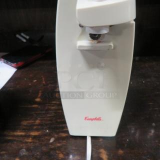 One Campbells Electric Can Opener.