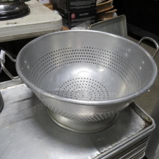 One 16.5 Inch Aluminum Colander.