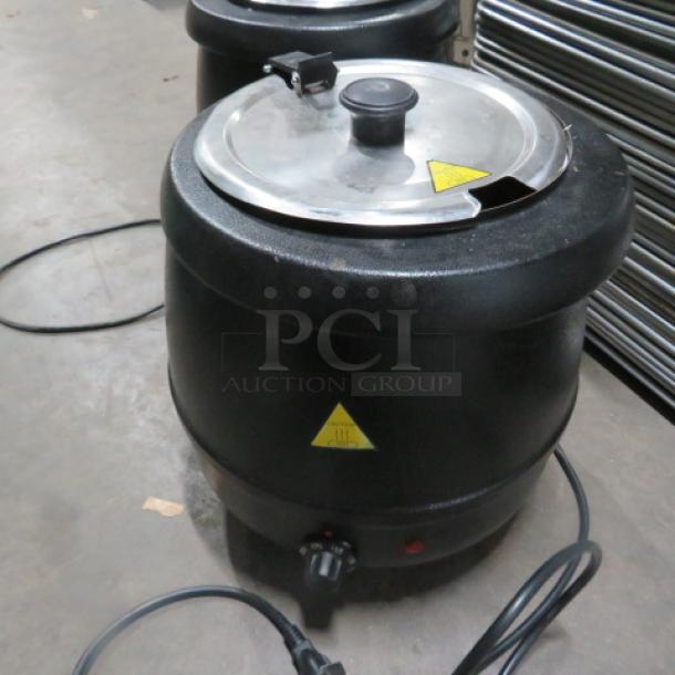 One Glenray 10.5 Quart Electric Soup Kettle. 120 Volt. # 1021803. - Image 1 of 1