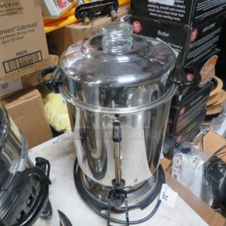 One Hamilton Beach 60 Cup Coffee Brewer/Dispenser.