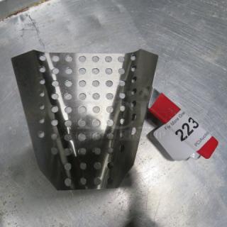 One Stainless Steel Fry Scoop.