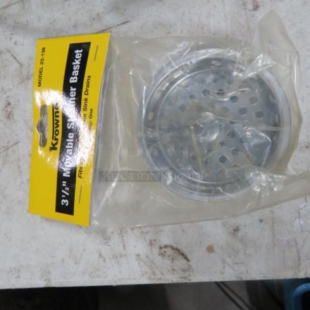 One NEW 3-1/2 Inch Krowne Strainer  Basket. - Image 1 of 1