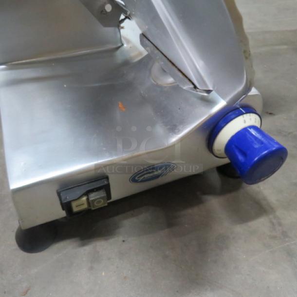 One General Deli Slicer. Model# GSE112. 110 Volt. - Image 3 of 4