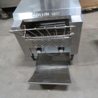 One AVA Conveyor Toaster. Model# CTA7001. 120 Volt.