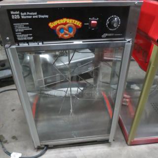 One Super Soft Pretzel Display Warmer. #825. 120 Volt. 19X19X30