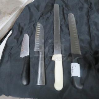 Assorted Chef Knife. 4XBID