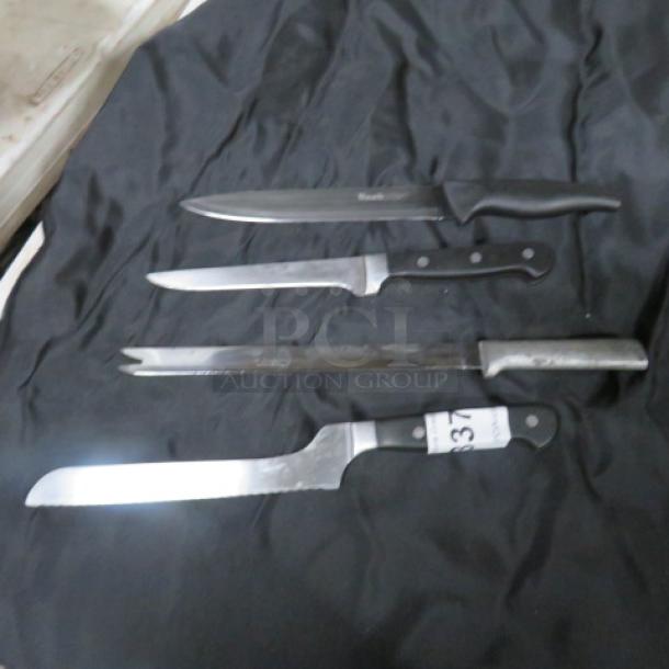 Assorted Chef Knife. 4XBID - Image 1 of 1
