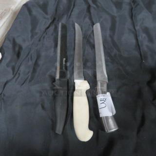 Assorted Chef Knife. 3XBID