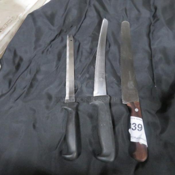 Assorted Chef Knife. 3XBID - Image 1 of 1