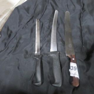 Assorted Chef Knife. 3XBID