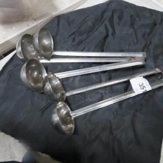 Assorted Stainless Steel Ladle. 5XBID