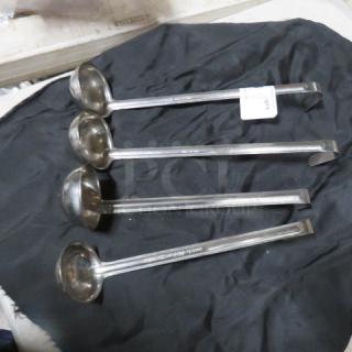 Assorted Stainless Steel Ladle. 4XBID