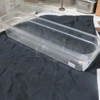 1/2 Size Long 4 Inch Deep Food Storge Container 2XBID