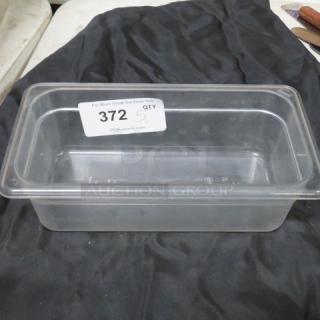 1/3 Size 4 Inch Deep Food Storage Container.. 5XBID