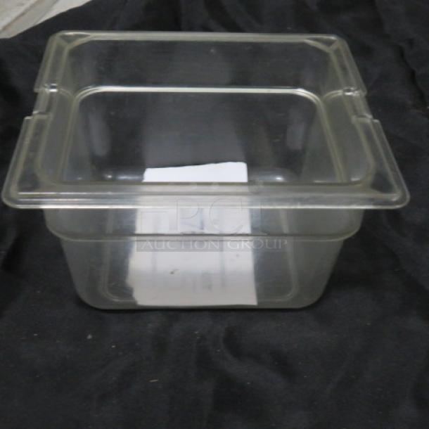 1/6 Size 4 Inch Deep Food Storage Container. 5XBID - Image 1 of 1