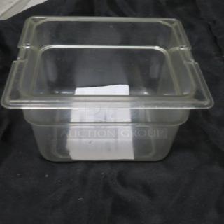 1/6 Size 4 Inch Deep Food Storage Container. 5XBID