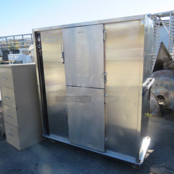 One FWE Portable Heat And Hold On Casters. 64X26X72 - Image 1 of 4