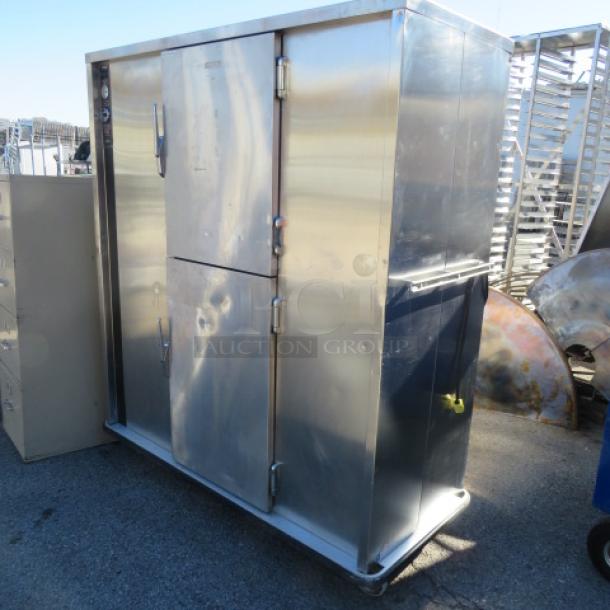 One FWE Portable Heat And Hold On Casters. 64X26X72 - Image 2 of 4