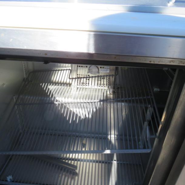 One True 2 Door Refrigerated Prep Table WIth 3 Racks, On Casters. #TSSU-60-16-HC. 115 Volt. 60X30X41 - Image 2 of 2