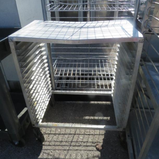 One Aluminum Speed Rack On Casters. 28X18X34 - Image 1 of 1