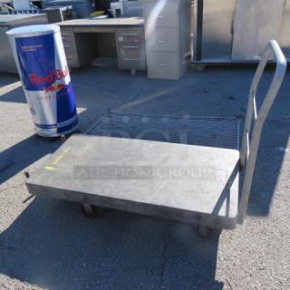 One Rubbermaid Truck Cart On Casters. 24X48