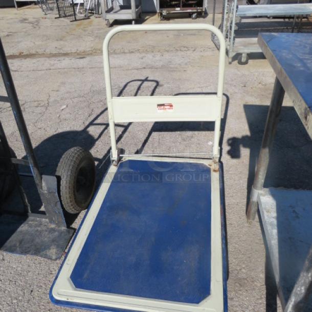 One Folding Platform Truck Missing 2 Bolts. 24X36 - Image 1 of 1