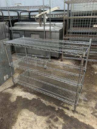 One Metro Shelf With 3 Shelves. 48X18X38