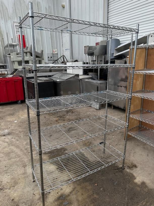 One Metro Shelf With 5 Shelves. 48X18X76 - Image 1 of 1