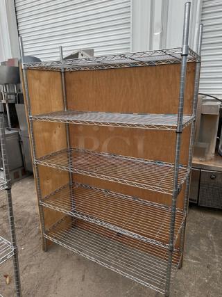 One Metro Shelf With 5 Shelves. 48X18X76
