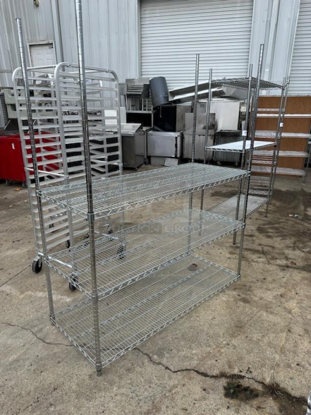 One Metro Shelf With 3 Shelves. 60X24X74 - Image 1 of 1