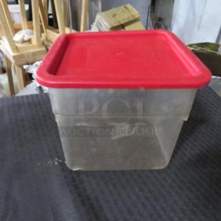 6 Quart Food Storage Container With Lid. 3XBID