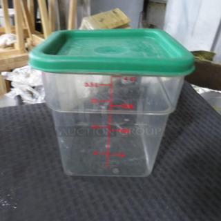 4 Quart Food Storage Container With Lid. 2XBID