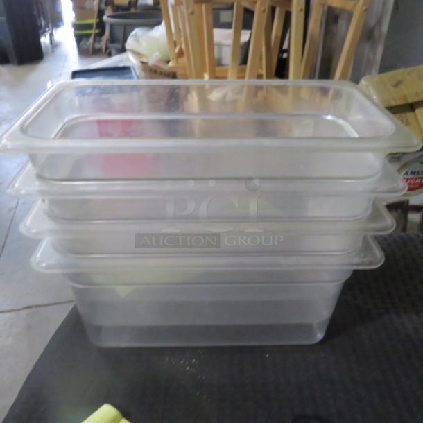 1/3 Size 6 Inch Deep Food Storage Container. 4XBID - Image 1 of 1