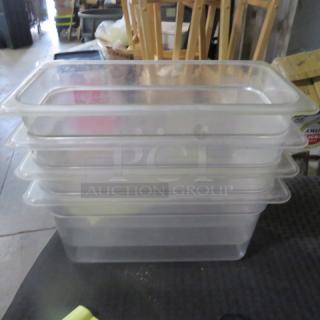 1/3 Size 6 Inch Deep Food Storage Container. 4XBID