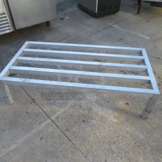One Aluminum Dunnage Rack. 48X24X12