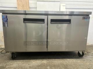 AWESOME! Dukers Undercounter 2 DOOR Freezer in Stainless Steel DUC60R - Item #1154841