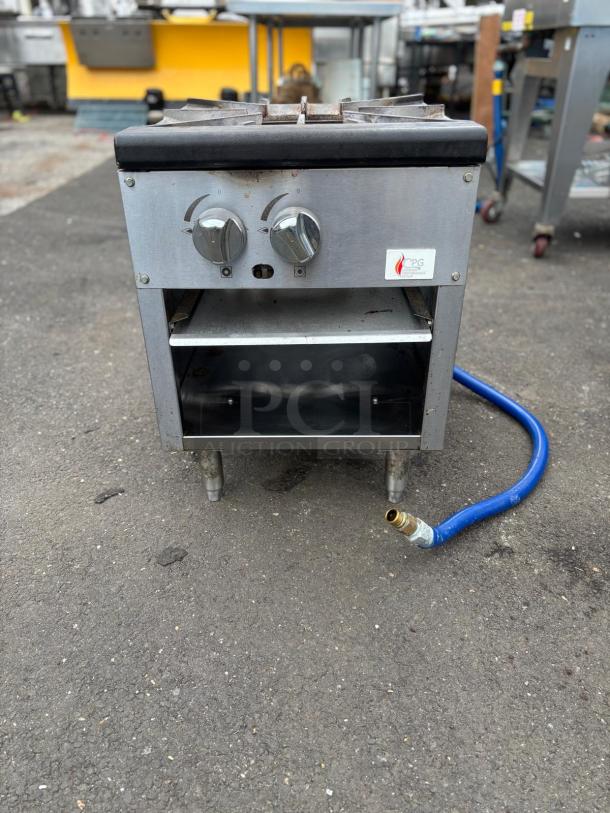 Cooking Performance Group CPG Natural Gas Stock Pot Range STAINLESS STEEL - 80,000 BTU - Image 1 of 6