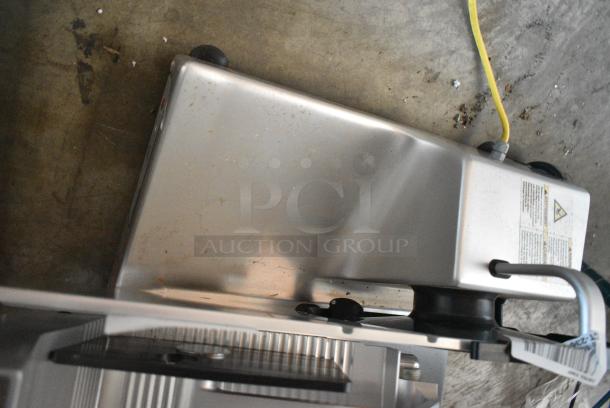 2023 Bizerba GSP H Stainless Steel Commercial Countertop Meat Slicer 120 Volts, 1 Phase.  Tested and Working! - Image 7 of 8