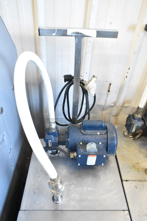 402 Metal Commercial Floor Style Oil Filtration System on Commercial Casters. 120 Volts, 1 Phase. - Image 3 of 6