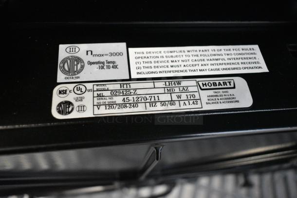 BRAND NEW SCRATCH AND DENT! Hobart HTi Stainless Steel Commercial Countertop Scale. 120/208-240 Volts, 1 Phase. - Image 7 of 7